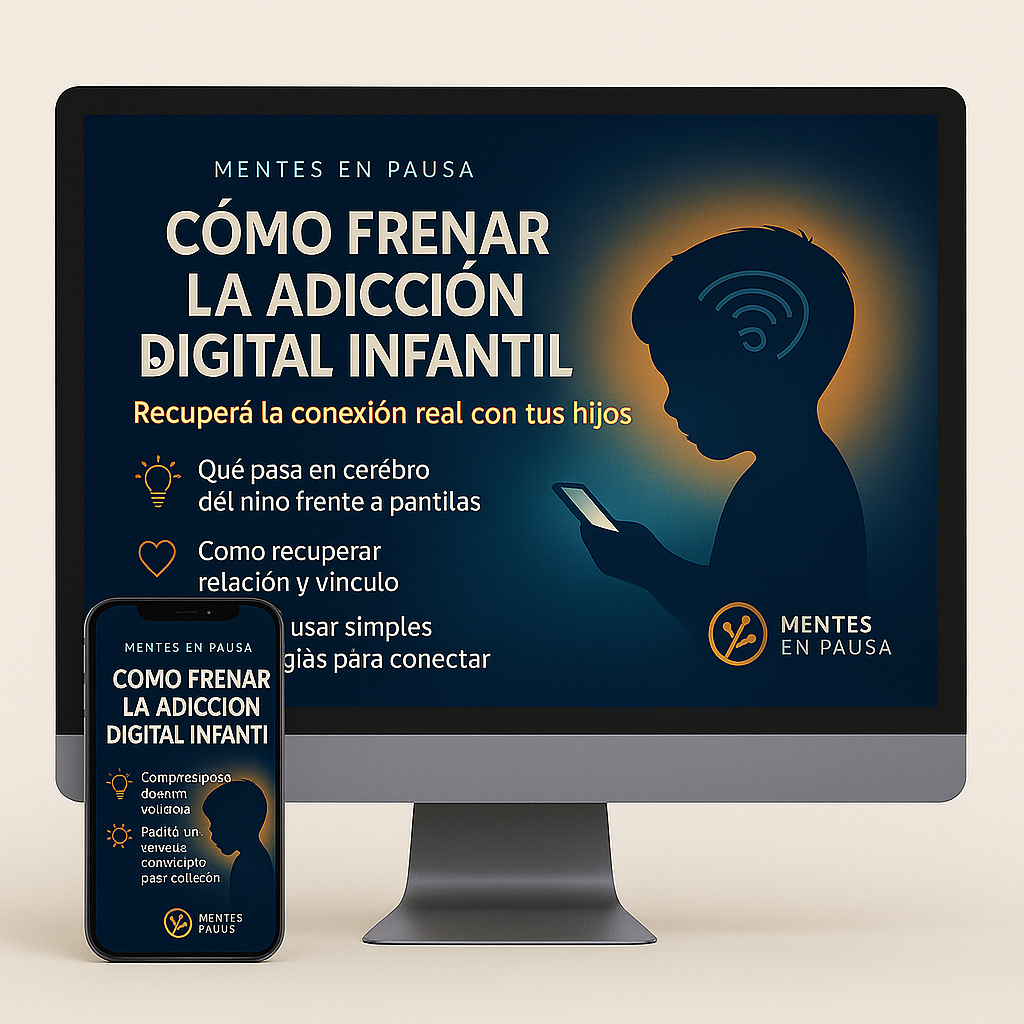 Mente en pausa      ¿Cómo frenar la adicción digital Infantil?
